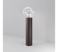 Maytoni Velora LED path light, brown, height 60 cm, metal/glass, IP65