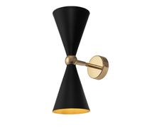 Maytoni Vesper black and gold wall lamp