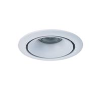 Maytoni Yin recessed spotlight, aluminium frame in white