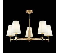 Maytoni Zaragoza chandelier 5-bulb fabric