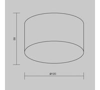 Maytoni Zon LED outdoor ceiling light, black, Ø 12 cm, 3,000 K metal