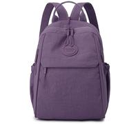 maytopia Mini Backpack for Women Nylon Small Backpack Purse Crossbody Sling Bag Convertible Backpack Casual Shopping Daypack, Purple, Mini, Mini Fashion Backpack