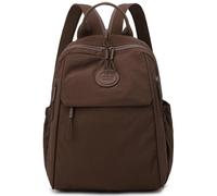 maytopia Mini Backpack for Women Nylon Small Backpack Purse Crossbody Sling Bag Convertible Backpack Casual Shopping Daypack, Reddish Brown, Mini
