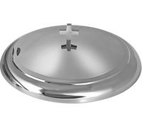 Mayur Exports Holy Communion Cup Tray Cover Stackable Stainless Steel Tray , Portable Holy Communion Trays for Churches- Silver Mirror Finish