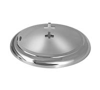 Mayur Exports Stainless Steel Premium Communion Trays Cover Holy Cup Tray Cover for Churches Communion Supplies (Silver Mirror)