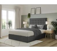 Mayver Ottoman Bed Frame Double Winter Moss
