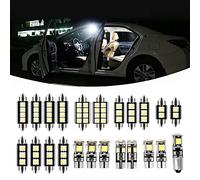 Mayyou 23Pcs Car LED Interior Light Bulb,Universal Canbus Error Free LED Bulbs Kit for Car Interior Dome Map Door Courtesy License Plate Lights BA9S Canbus T10 C5W Xenon-White