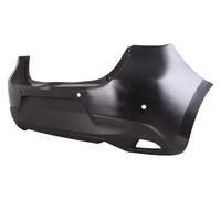 Mazda 2 15-20 Rear Bumper Black With Parking Sensor Holes