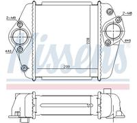 NISSENS 96372 Intercooler