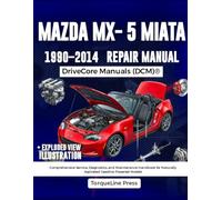 MAZDA MX-5 MIATA REPAIR MANUAL 1990-2014: Comprehensive Service, Diagnostics, and Maintenance Handbook for Naturally Aspirated Gasoline Powered Models