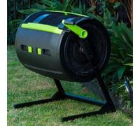 Maze 245 Litre Outdoor Compost Tumbler - Rotating Compost Bin For Garden Waste