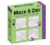 Maze-A-Day Page-A-Day Calendar 2024: Follow the Path to a Sharper Brain!