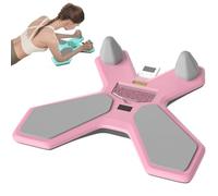 Maze Balance Board for Core Workout, Portable Wobble Trainer with Balance Pad & Timer, Removable Handle, Balance Game for Wobbles Adults, Home Fitness Equipment for Full Body Workout Pink