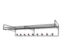 Maze - Bill Hat Rack L 102 cm, Black / Walnut - Black