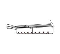 Maze - Bill Hat Rack L 102 cm, Black / Walnut - Black