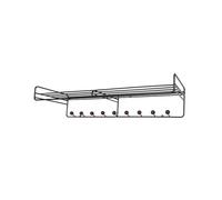 Maze Bill Hat Shelf L Black/ Walnut