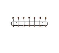 Maze Bill Horizontal Coat Rack Black/ Ash Wood