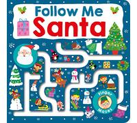 Maze Book: Follow Me Santa (Finger Mazes)