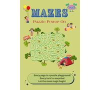 Maze Book for Kids Ages 4-8: Fun with Mazes - Easy to Tricky Puzzles to Build Logic and Focus