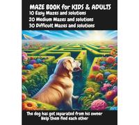 MAZE BOOKS CHILDREN For KIDS & ADULTS: The dogs's name is Milo and he’s looking for his Master (MAZE BOOK FOR GROWN UPS & KIDS:)