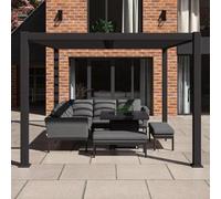 Maze Como Grey Aluminium Outdoor Pergola