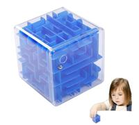 Maze Cube - 3D Brain Teaser Puzzle | Maze Puzzle | Small Puzzles Ball For Kids | Square Mazes Toy | Rolling Ball Mazes Game | Portable Cube Toy | Educational Fidget Toys | Birthday Holiday Favors