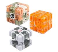 Maze Cube - 8.5x8.5x8.5cm Brain Teaser Puzzle, Challenging Handheld Toy, Interactive 3D Ball Track with Layers | Mind Training Educational Game for Adults, Stress Relieff Desk Offices and Travel Fun