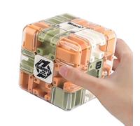 Maze Cube Puzzle - 3D Labyrinth Educational Puzzle Toys, Birthday Party Favour Toys, Kids Teens And Adults | Fun Spatial Awareness Cube For Classroom Party Favour Preschool School