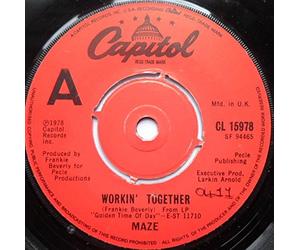 Maze Featuring Frankie Beverly - the ghost of love / workin' together 12