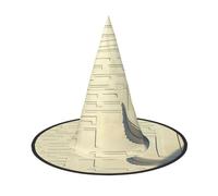 maze Halloween Witches Hats Witch Headbands Wizard Hat Costume Accessories Cosplay for Party Masquerade Foldable 1