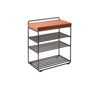 Maze Lower East Stool Black/Cognac