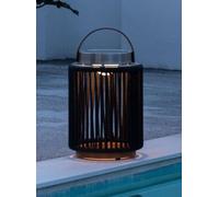 Maze Luna Charcoal Aluminium Small Solar Outdoor Light