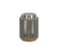 Maze Luna Light Grey Aluminium Small Solar Outdoor Light