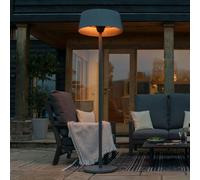 Maze Maze 2100w Lyra Freestanding Electric Patio Heater - Charcoal - White