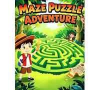 Maze Puzzle Adventure: maze puzzle || activity work book for kids, children upto age 12 with 60 easy to medium difficulty maze with variety of ... lets have fun with learning puzzle book