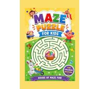Maze Puzzle for Kids: Fun, Easy & Challenging Mazes for Boys and Girls Ages 4-8: Amazing Activity Maze Book with Cute Animals