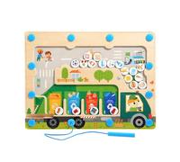 Maze Puzzle Garbage Sorting Board For Children Maze Toy Fine Motor Skill Training Kids Education