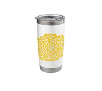 Maze Puzzle Labyrinth Beehive Bee Honey Stainless Steel Insulated Tumbler