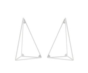 Maze Pythagoras brackets, 2-pack white