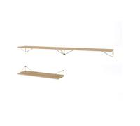 Maze Pythagoras Bundle A shelving system oak-brass