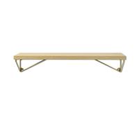 Maze Pythagoras XS shelf oak, brass