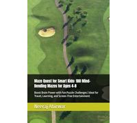 Maze Quest for Smart Kids: 100 Mind-Bending Mazes for Ages 4-8: Boost Brain Power with Fun Puzzle Challenges | Ideal for Travel, Learning, and Screen-Free Entertainment