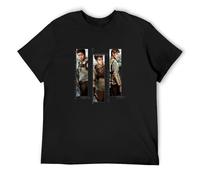 Maze Runner Minho Thomas Newt Men's T-Shirt Black Graphic Unisex Tee Shirt XXL