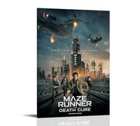 Maze Runner The Death CureWaterproof Posters Wall Art Posters Waterproof Home Printing Moisture-proof Easy to Install And Fade ResistantFrame-style24x36inch(60x90cm)