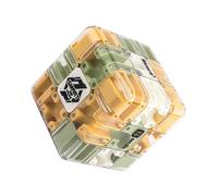 Maze Score - 8.5x8.5x8.5cm Brain Teaser Puzzle, 3D Brain Teaser Interactive Toy, Puzzle A for Ball for Travel School for Waiting Room for D Room