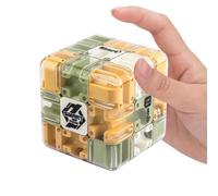 Maze Toy - Interactive 3D Education, Roller Ball Puzzle Cube | Brain Teaser Concentration Teasing Block, Hand Held Dexterity Coordination Labyrinth Game for Classroom Party Birthday