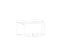 Maze Uptown Hat Shelf White