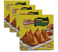 Mazedar Punjabi Potato Samosa Halal pastry sheets Filo Pastry Sheets phyllo dough (12 Pieces), 4 Packs