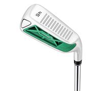 MAZEL Golf Chipper Club 45/55 Degree 35 Inch Right Handed, Upgraded Chipper Wedge for Men Around the Green, Headcover Included (Green, Stainless Steel, Regular, 45, Degrees, Right)