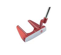 MAZEL GS3 Golf Putter for Men Right Handed 34 Inch, Premium Mallet Putter CNC Milled Face, Putter Headcover Included (Red+Red Grip)